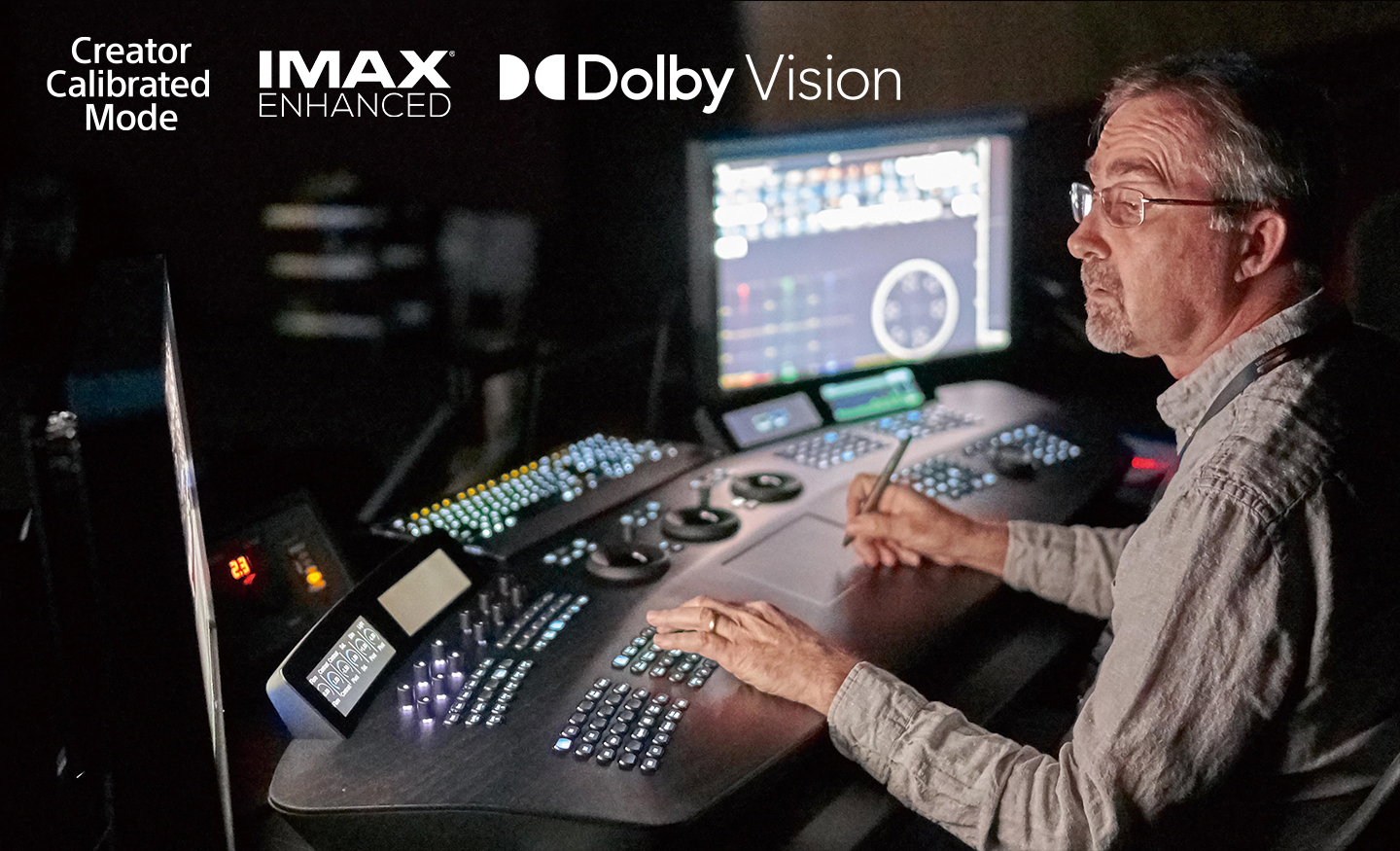 Dolby vision, Imax enhanced, Netflix adaptive calibrated mode, and bravia core calibrated mode